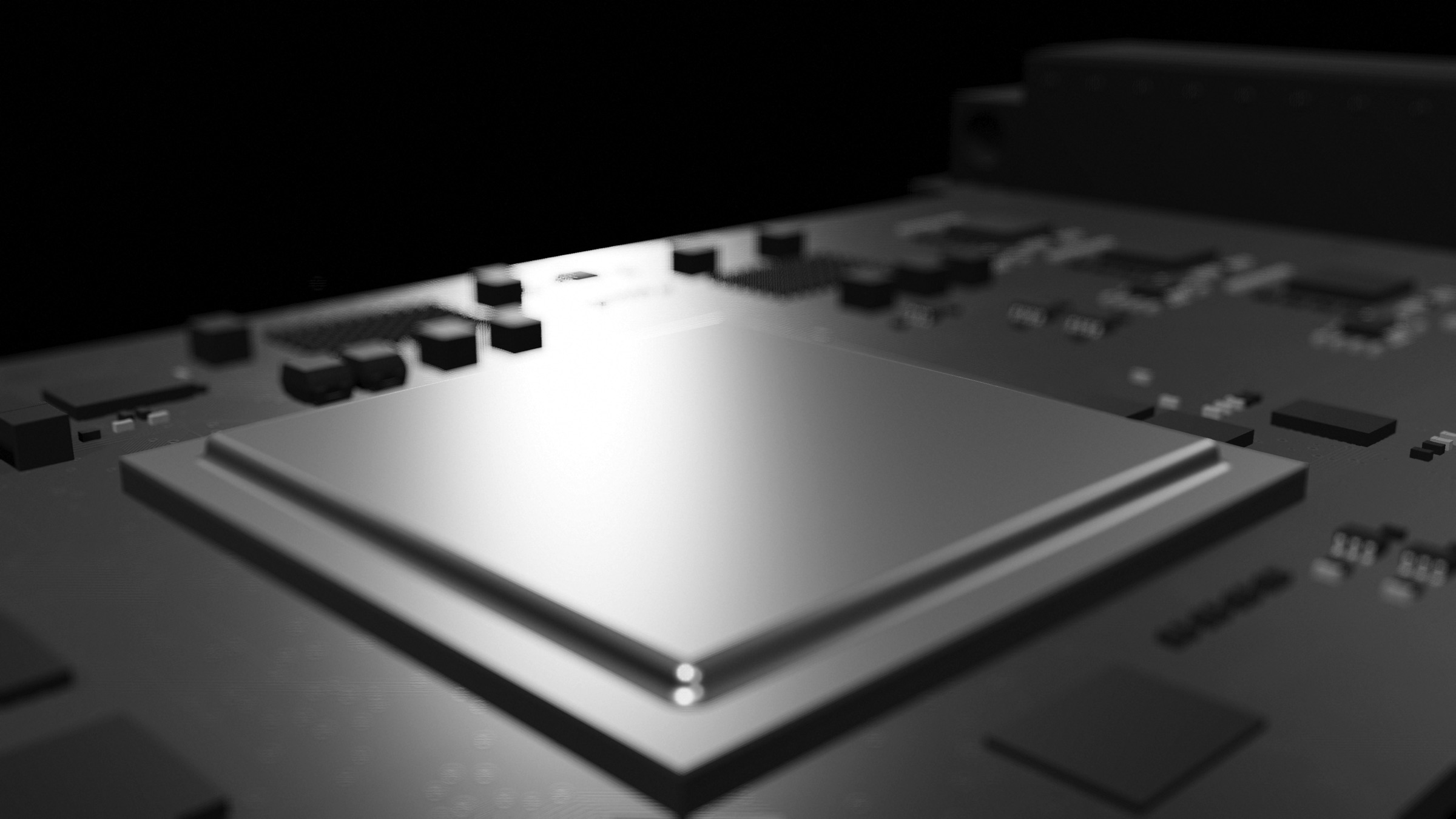 시프트인이 설계한 FPGA 보드 렌더 이미지